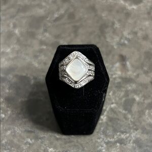 Sterling Silver with Moonstone Ring
